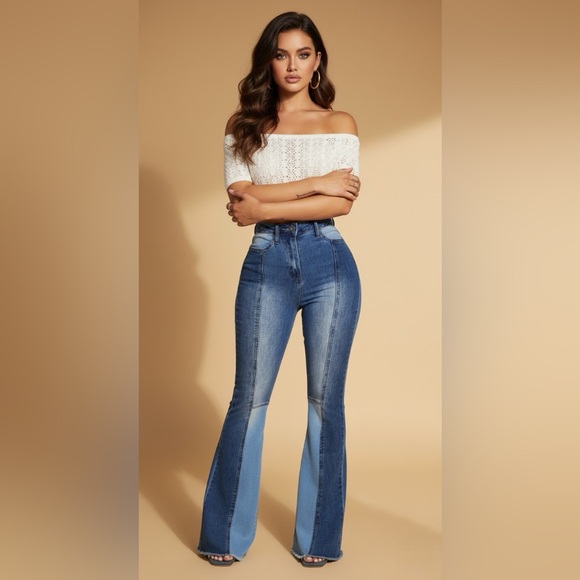 Skyline Contour Flare Jeans – Curves in Control - Picture 2 of 7
